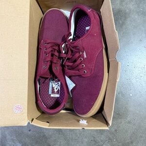 Vans Men's Deep Red Sneakers